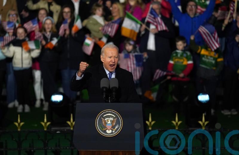 Biden ends emotional final day in Ireland with speech on &lsquo;fierce&rsquo; ancestry pride
