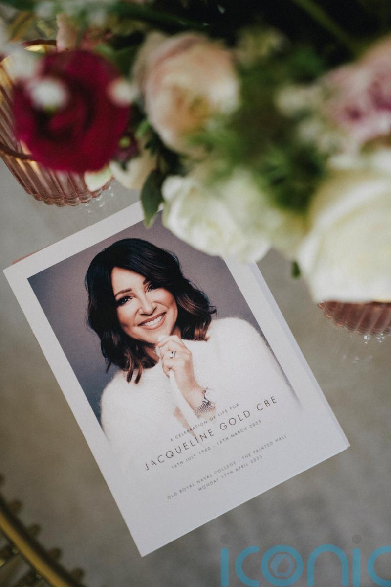 Famous faces honour Ann Summers founder Jacqueline Gold at London memorial