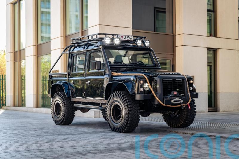 Land Rover Defender SVX from James Bond’s Spectre is being sold