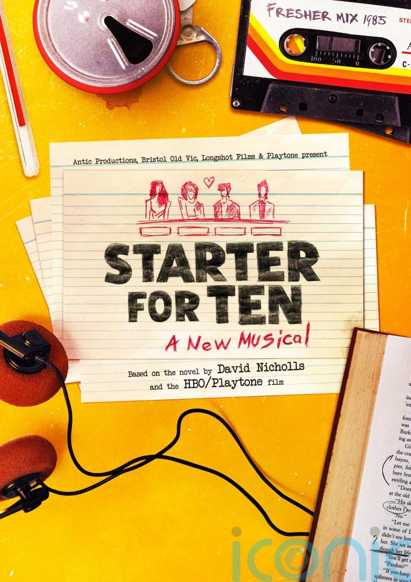 Musical based on David Nicholls book Starter For Ten to premiere next spring