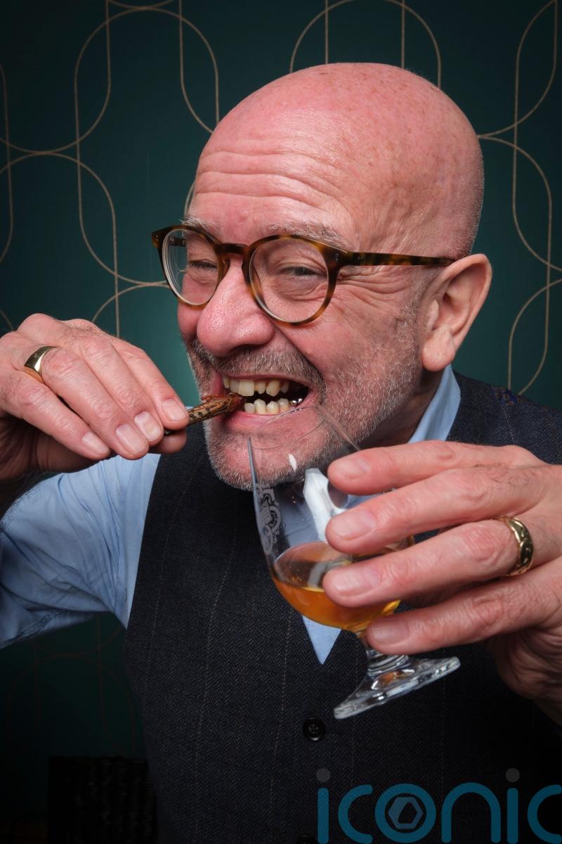 Man with fear of insects discovers taste for them at whisky event
