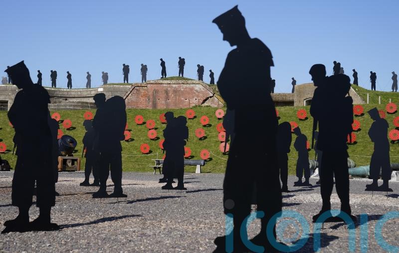 Veterans emotional as Falklands art installation unveiled