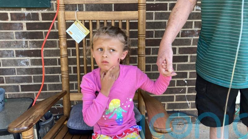 Girl, six, and parents shot over stray basketball, says neighbour