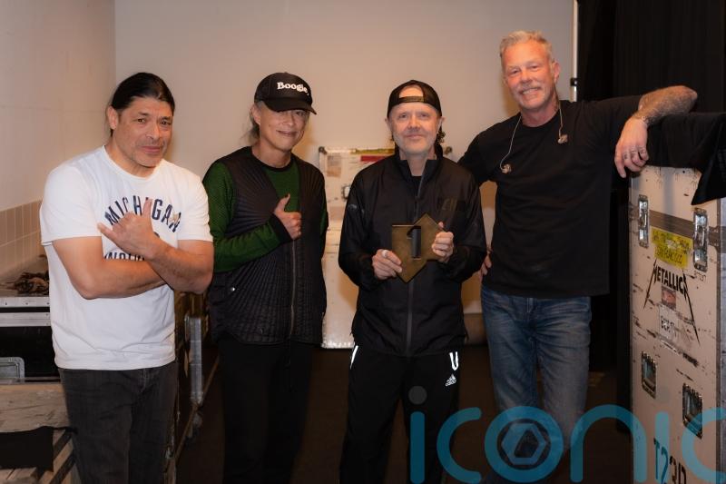 Metallica ‘very grateful’ to have first UK number one in 15 years