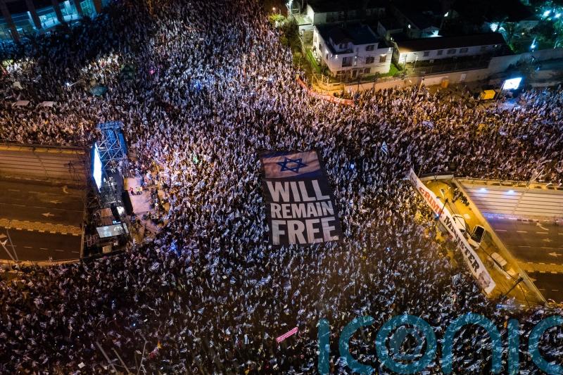Israelis protest against legal changes before nation’s 75th birthday