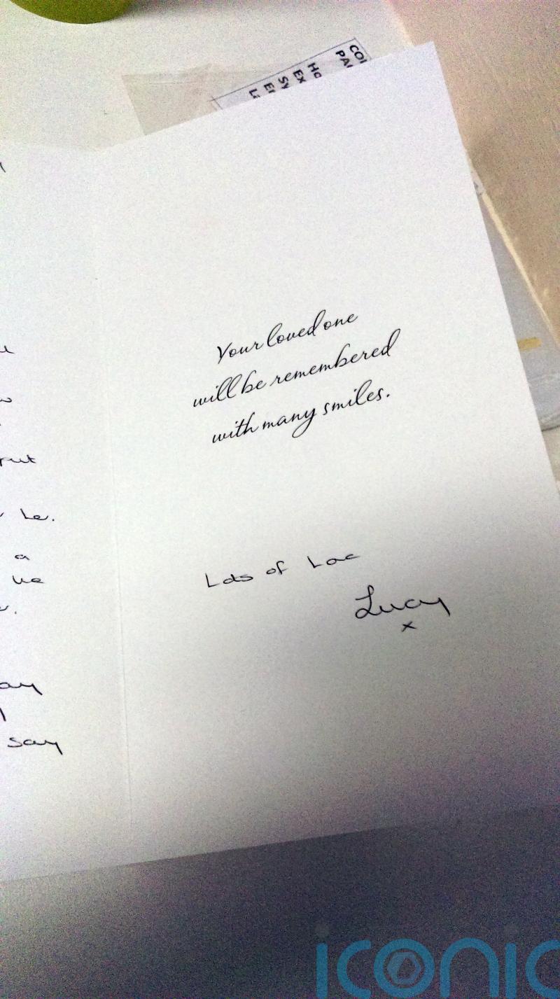 Nurse photographed sympathy card for baby she is accused of killing, court told