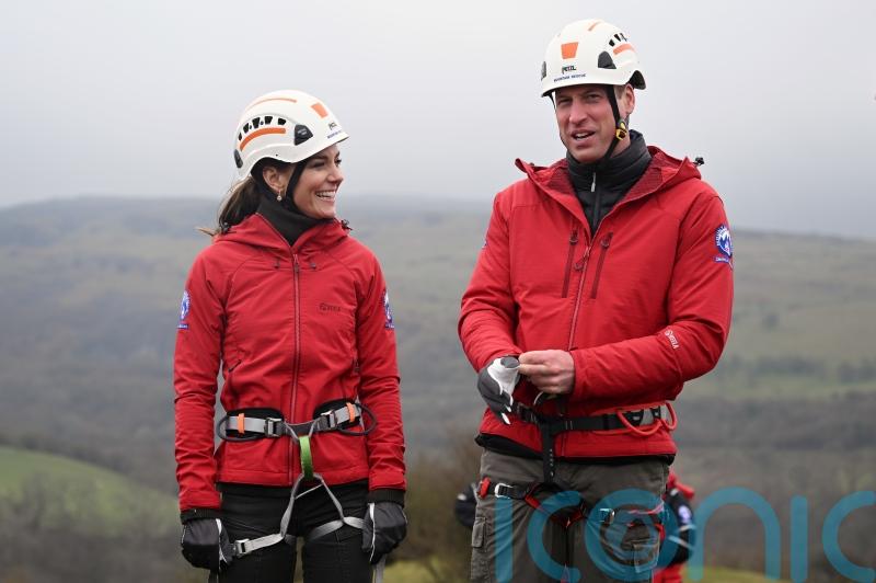 William and Kate meet Aberfan rescuers