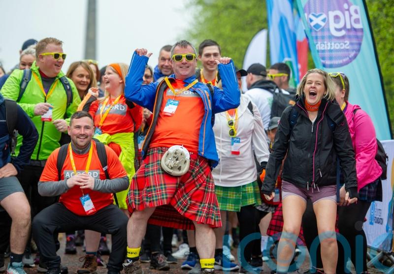 Kiltwalkers stride out to raise money for hundreds of charities