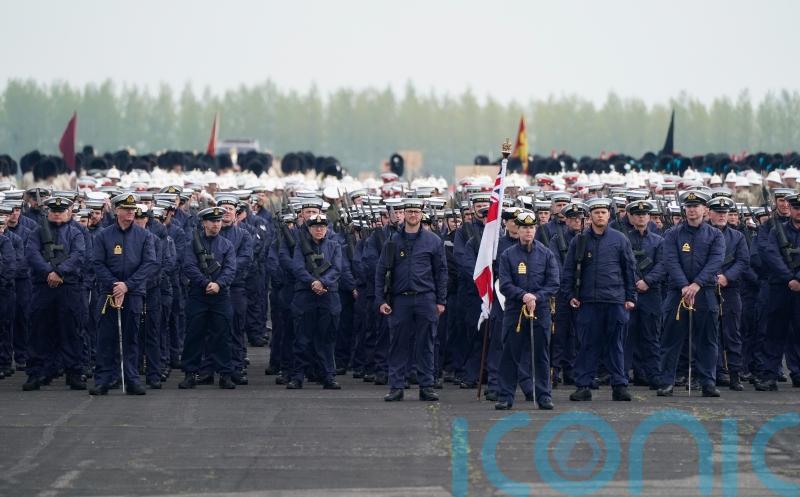 Navy personnel follow in family footsteps as part of Coronation procession