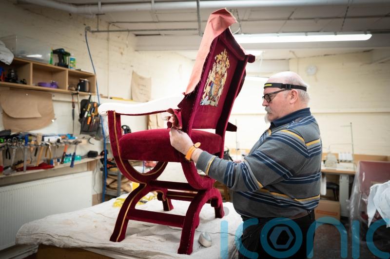 Historic chairs to be reused for the coronation service