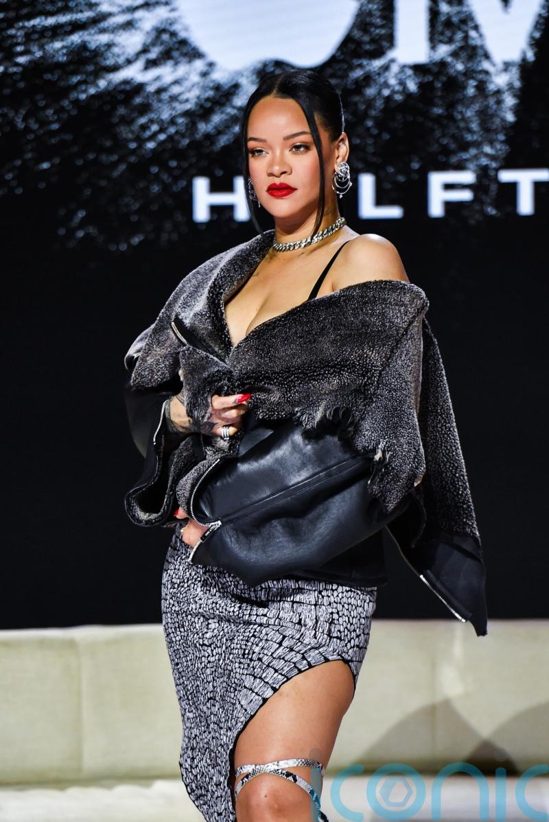 Rihanna ‘echoes’ Karl Lagerfeld ahead of Met Gala with black and white fur look