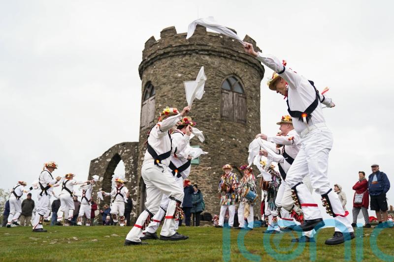 In Pictures: Morris men lead the way in May Day celebrations