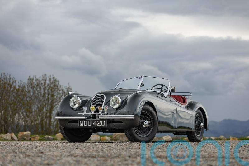 Clark Gable’s classic Jaguar XK120 Roadster heads to auction