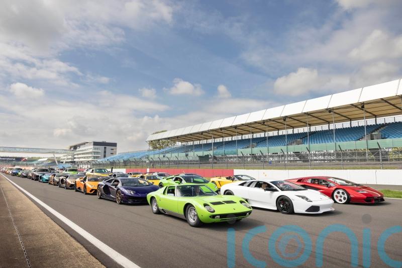 More than 380 Lamborghini models take to Silverstone to celebrate 60th anniversary