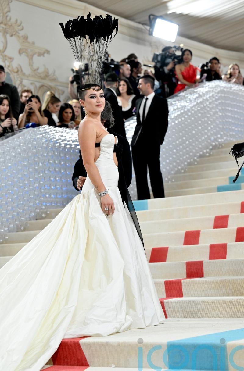 Florence Pugh debuts shaved head at her first ever Met Gala