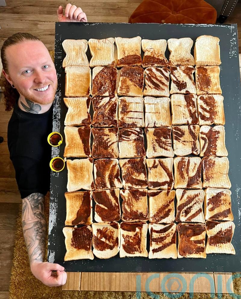 Welsh artist creates Marmite portrait of King to ‘raise a toast’ for coronation