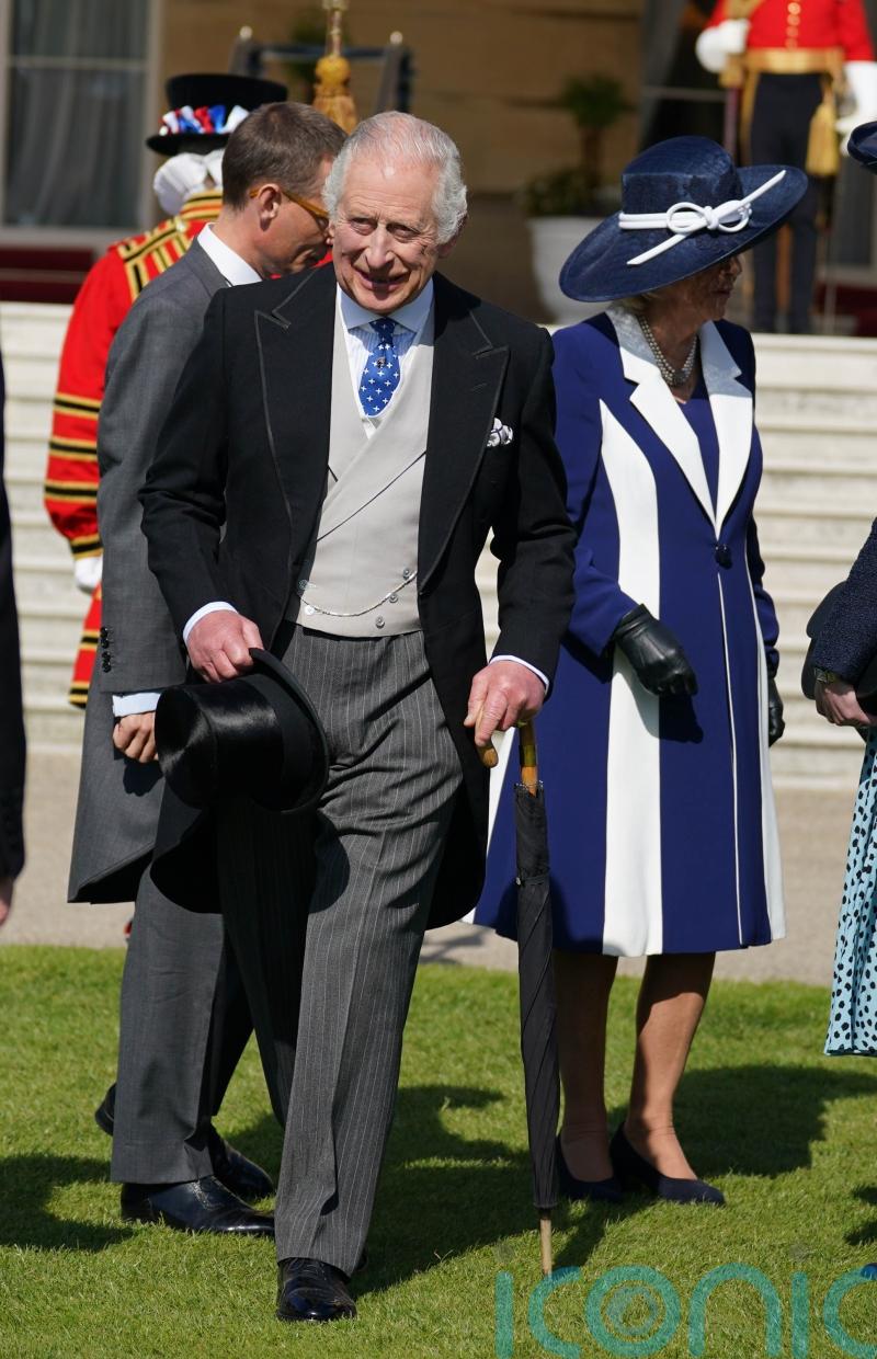 All the regal robes and golden garments worn by the King during the coronation