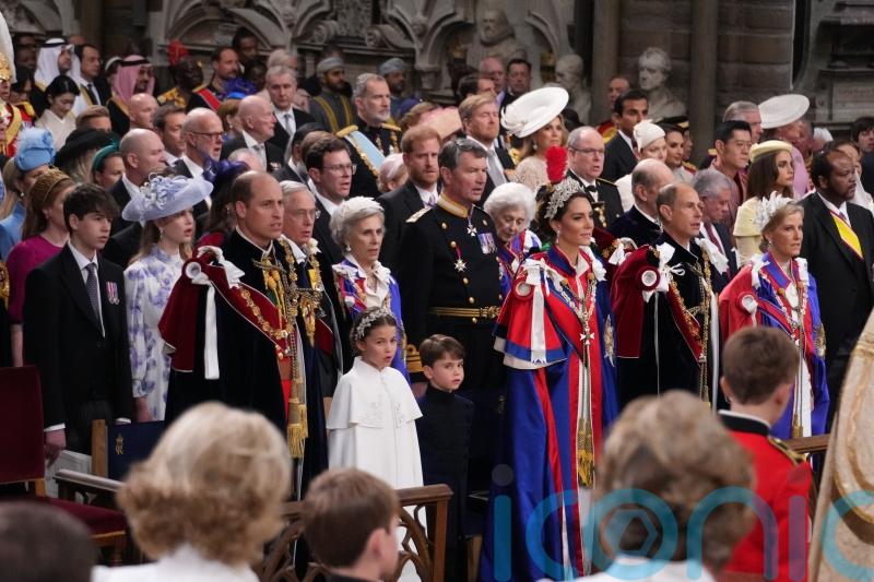 All the outfits worn by the royal family on coronation day