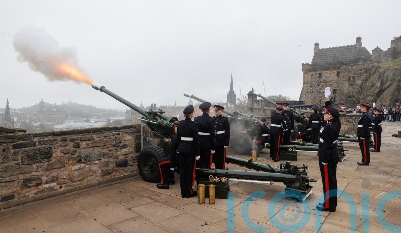 Gun salutes at Edinburgh and Stirling castles mark King’s coronation