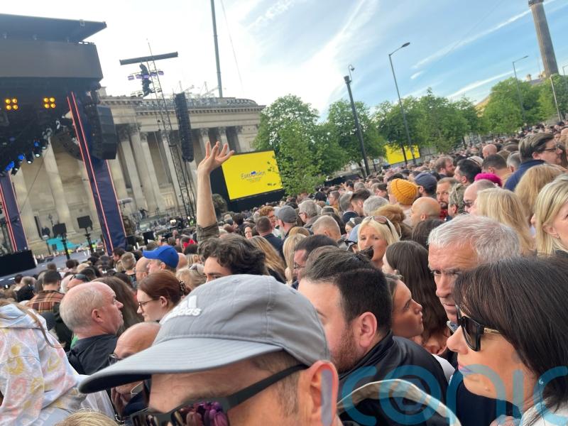 Fans hit out at ‘horrendous’ crowd control at Eurovision welcome party