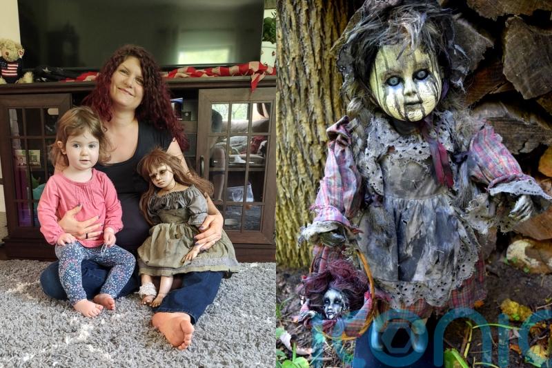 Mum makes thousands creating ‘Demented Darling’ horror dolls so terrifying people think they are haunted