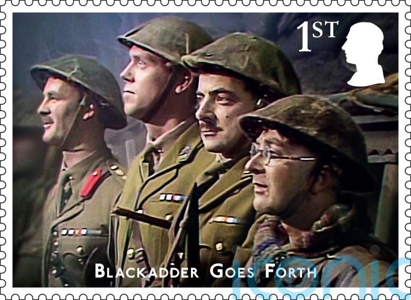 Give them a damn good licking! Blackadder celebrated with special stamps