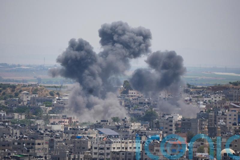 Israeli strikes hit Gaza as Palestinian militants fire rockets towards Jerusalem