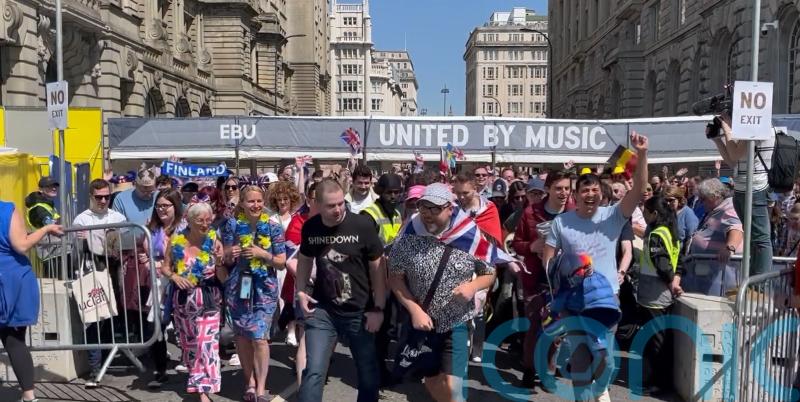Gates to Eurovision fan zone thrown open ahead of grand final screening