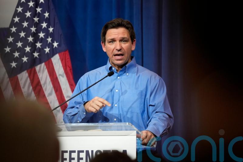 Republican DeSantis vies with Trump to sway Iowa conservatives