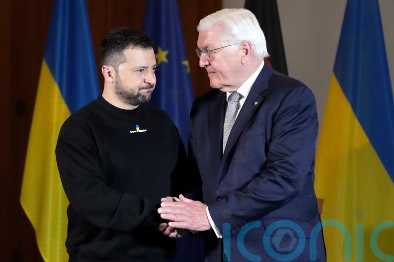 Ukraine’s Zelensky in Berlin to meet German leaders and discuss arms deliveries