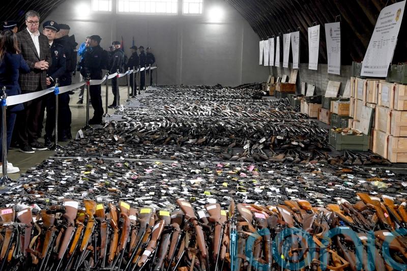 More than 13,000 weapons collected as part of Serbian amnesty