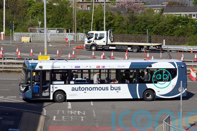 UK’s first driverless bus service starts taking passengers
