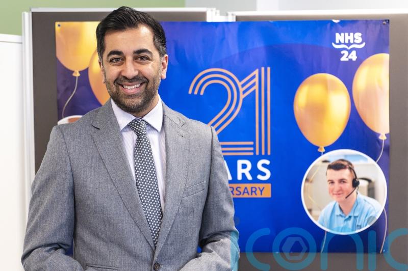 Humza Yousaf praises NHS 24 workers as staffing hits record level