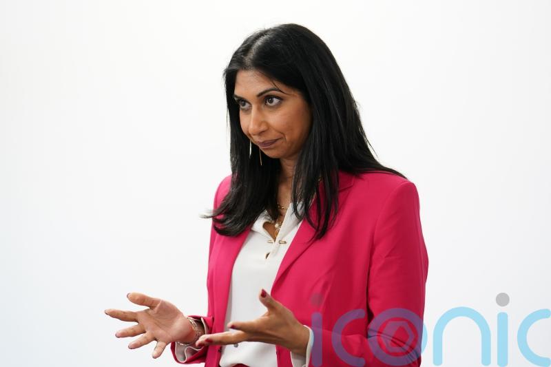 Protesters target Home Secretary Braverman’s immigration speech