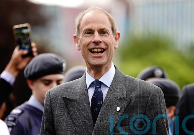 Edward’s tribute to father as he meets Duke of Edinburgh’s Award winners
