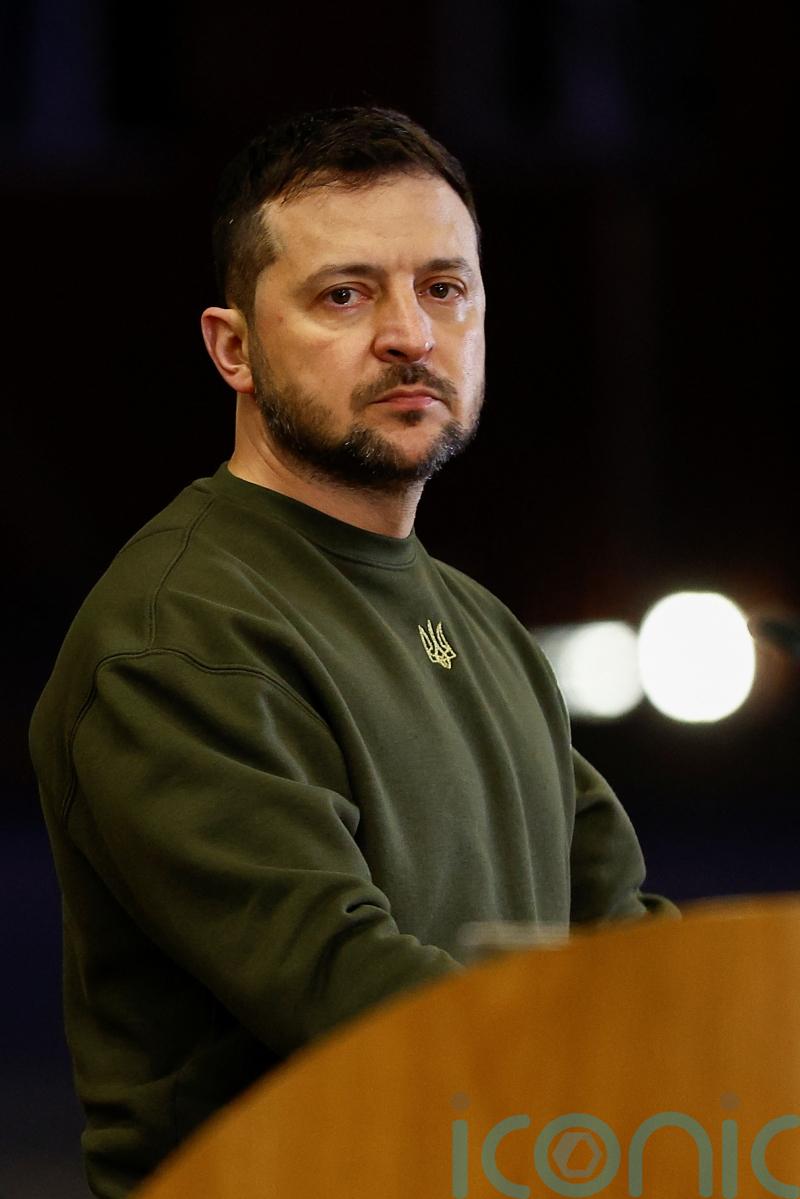 Volodymyr Zelensky arrives for G7 summit with ‘partners and friends’