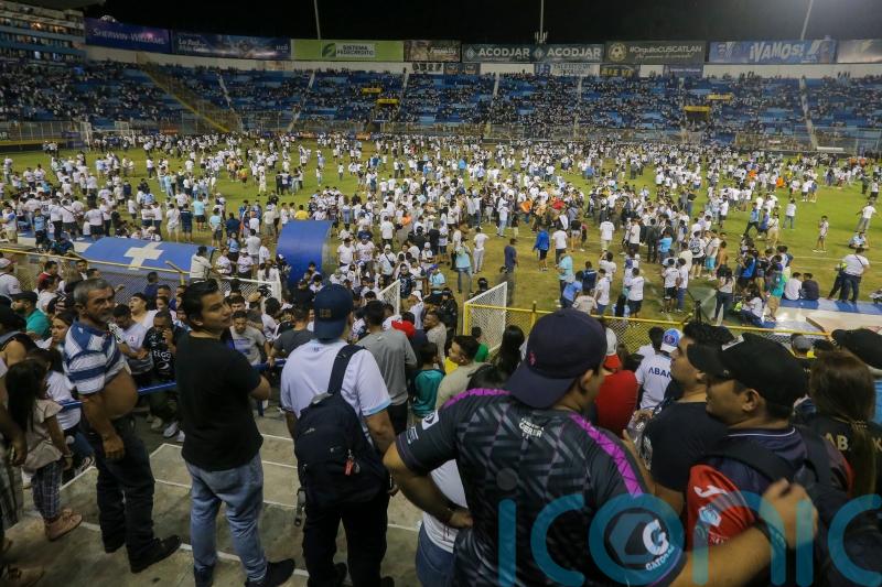 At least 12 dead in stampede at football stadium in El Salvador