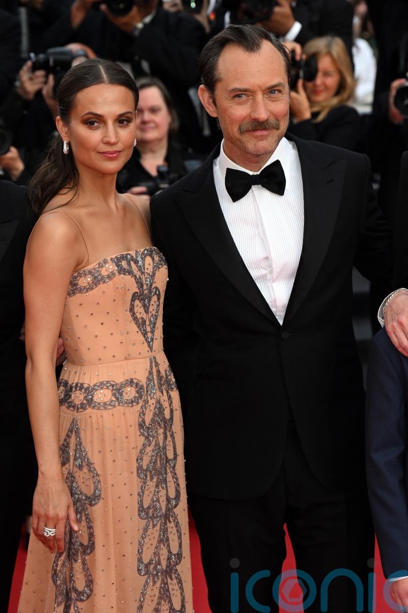 Jude Law and Alicia Vikander lead stars at premiere of Firebrand in Cannes