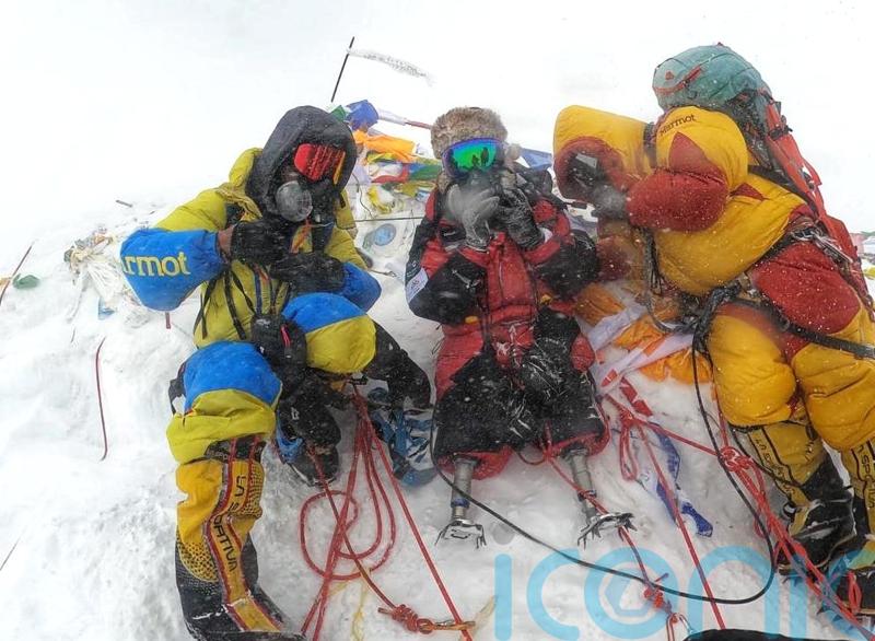 Double amputee climber makes history on Mount Everest