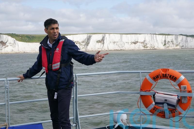 Sunak announces two new asylum barges and says plan to ‘stop the boats’ working