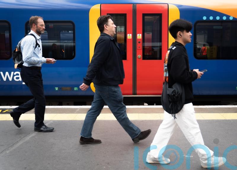 Train journeys down 12% on pre-pandemic levels