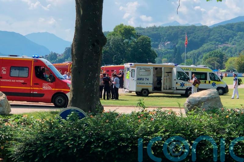 British girl injured in Annecy attack stable in hospital, according to reports