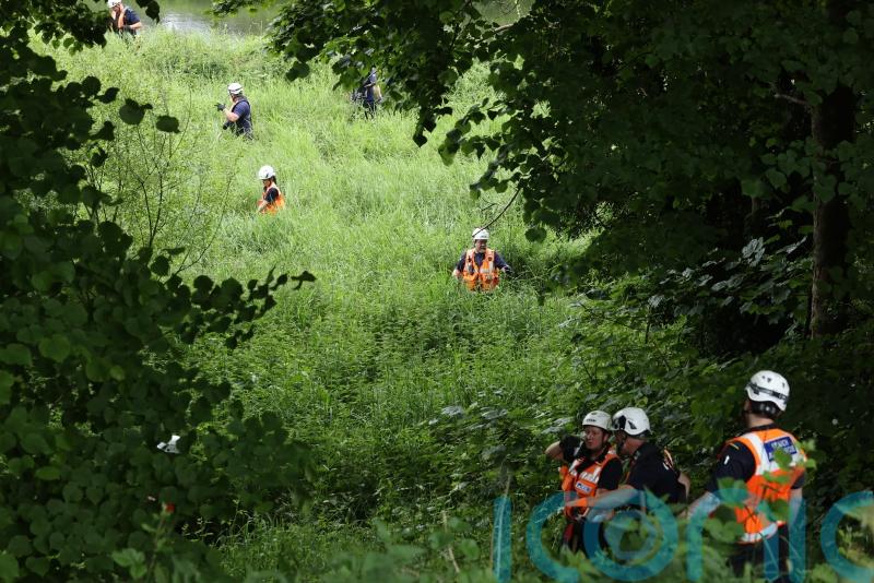 Search for missing Chloe Mitchell continues as two men are quizzed by police