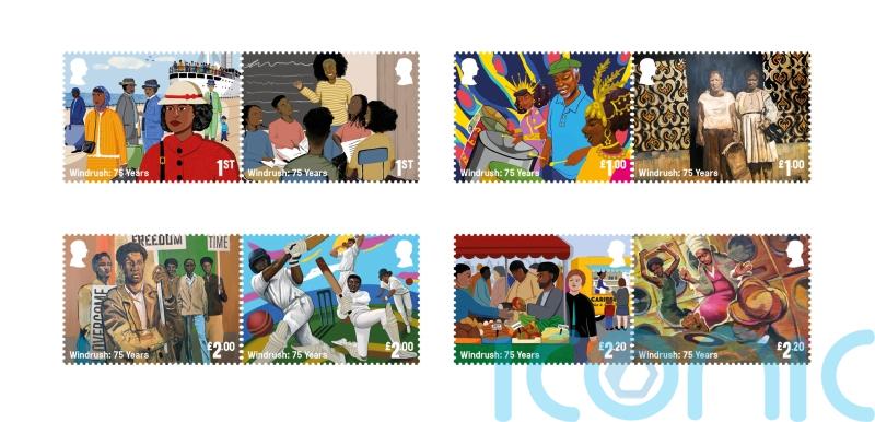 Special stamps issued to mark 75th anniversary of arrival of MV Windrush