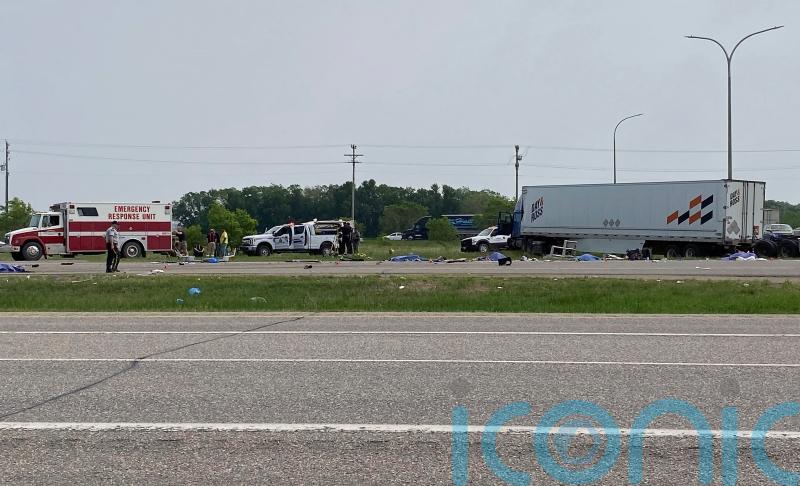 15 people killed in highway crash in Canada, official says