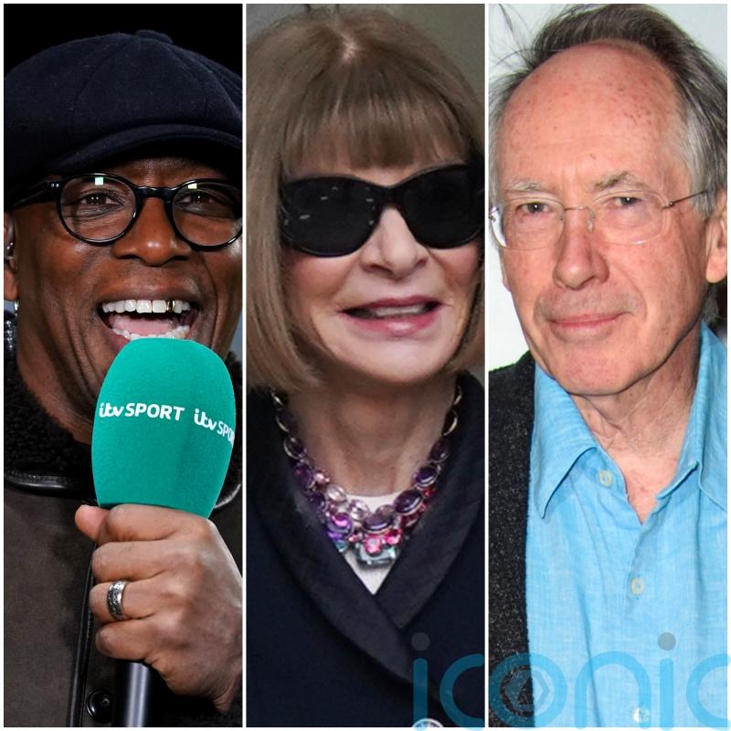 Ian Wright, Anna Wintour and Ian McEwan in King’s first Birthday Honours list
