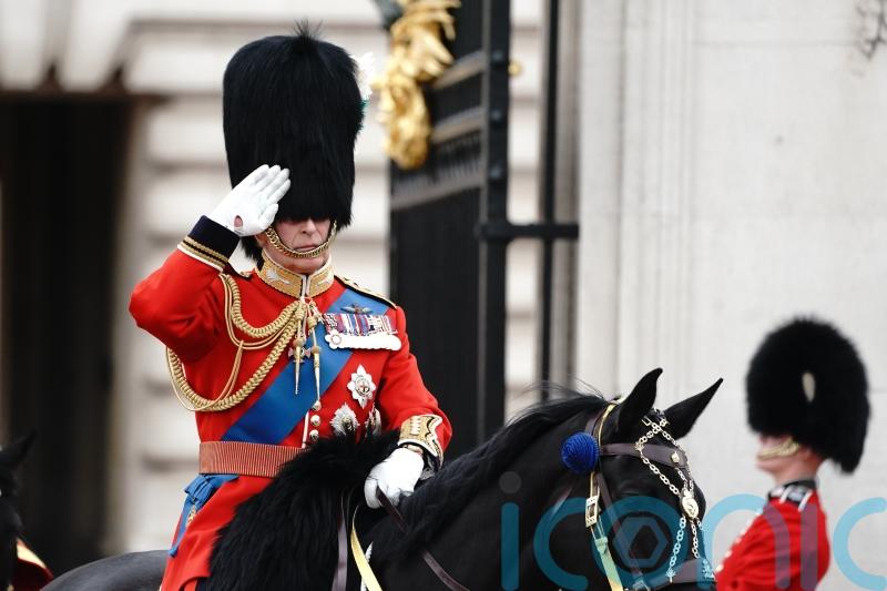 King takes part in first Trooping the Colour ceremony as monarch