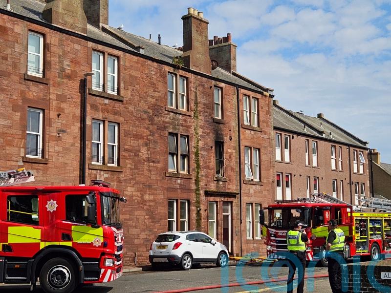 Firefighters called to flat blaze near Arbroath Abbey
