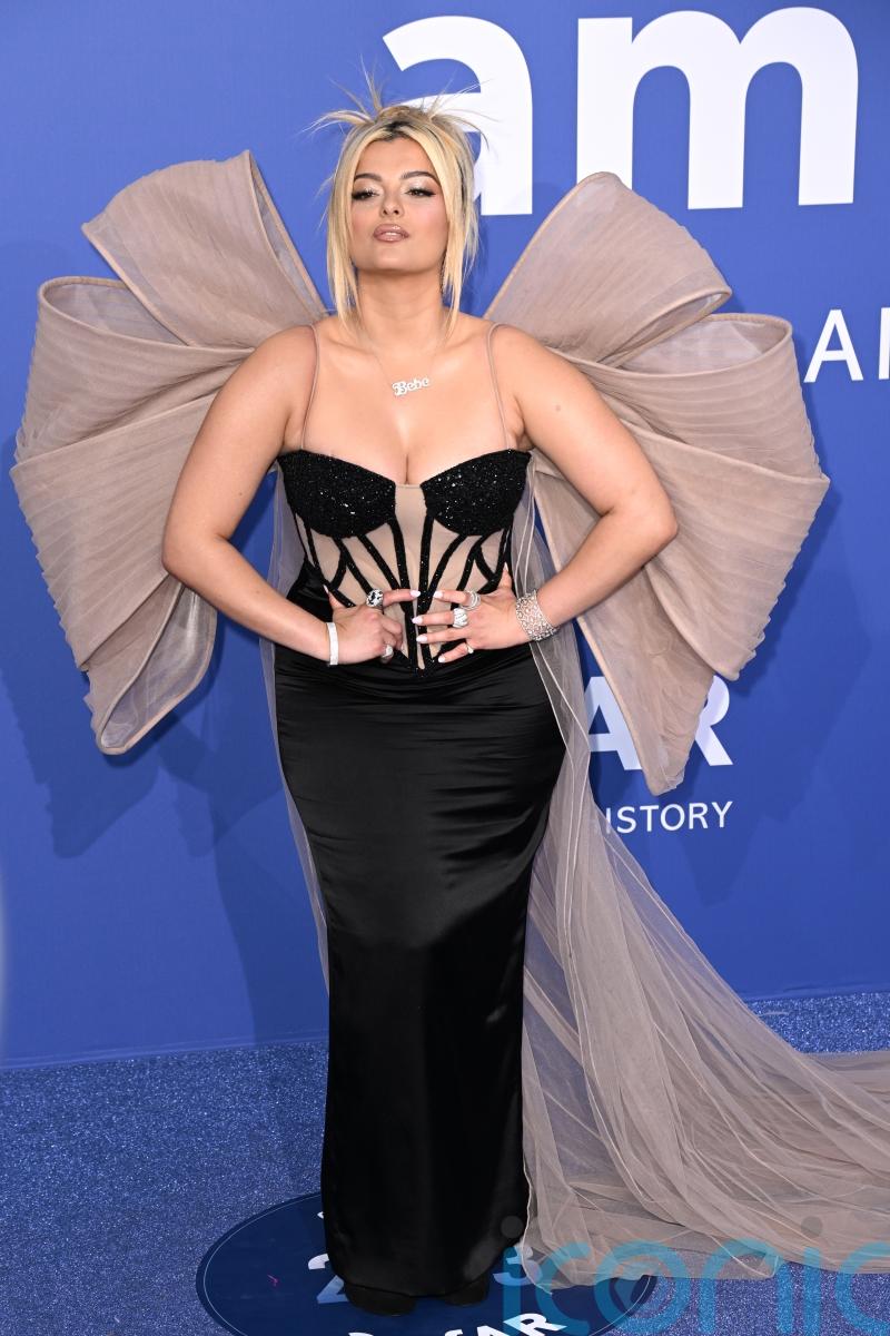 Bebe Rexha hit in face by mobile phone during New York gig