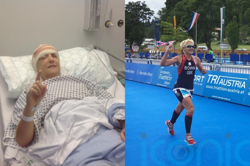PE teacher diagnosed with brain tumour achieves ‘dream’ with GB triathlon medal and is nominated for teaching award